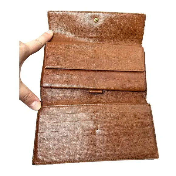 Louis Vuitton Wallet Brown LV Monogram canvas porte-tresor international - Picture 4 of 7